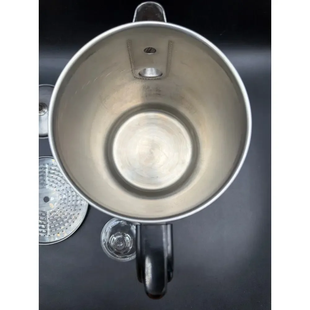 Vintage Revere Ware 1801 Copper Clad Stainless Steel 8 Cup Percolator Complete